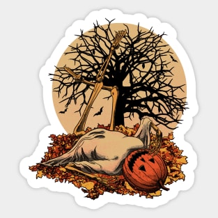 Spooky Pin-Up Sticker